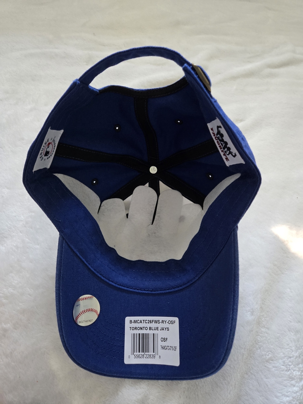 Genuine Merchandise Toronto Blue Jays White and Blue Baseball Cap - Picture 6 of 7